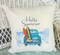 Summer pillow covers, Embroidered truck pillow cover product 1